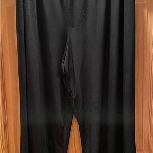 Women’s Bob Mackie Stylish Black Pants Elastic Waist XLP